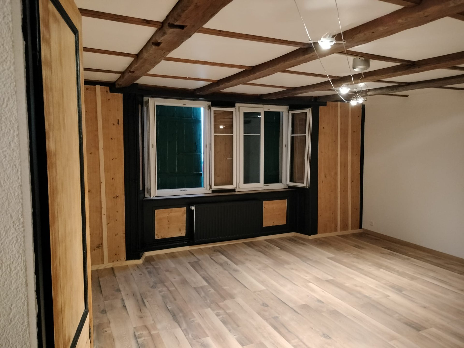 parquet, peinture