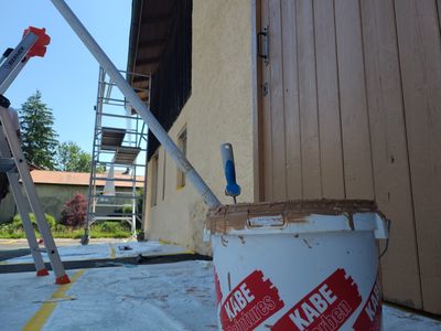Peinture de la facade, des boiseries