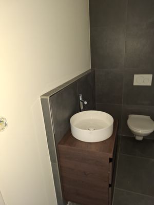 Bôle salle de bain carrelée
